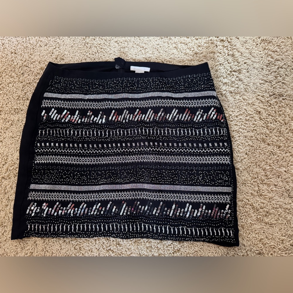 H&M Black and White Mini Pencil Skirt for Cocktail